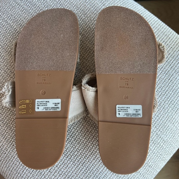 SCHUTZ ENOLA SPORTY LINEN SANDAL - Picture 5 of 5